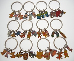 Authentic Disney Characters Key Rings