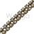 Double Row Peridot and Crystal Rhinestone Chain