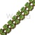 Peridot Double Row Swarovski Rhinestone Chain