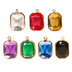Lucite Channel Heart,  Asst. Colors
