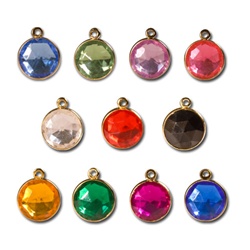 Lucite Channel Heart,  Asst. Colors