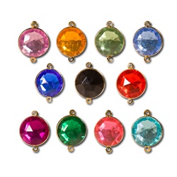 Lucite Channel Heart,  Asst. Colors