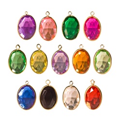 Lucite Channel Heart,  Asst. Colors