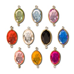 Lucite Channel Heart,  Asst. Colors