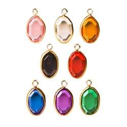 Lucite Channel Heart,  Asst. Colors