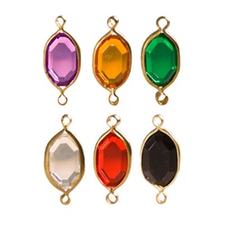Lucite Channel Heart,  Asst. Colors