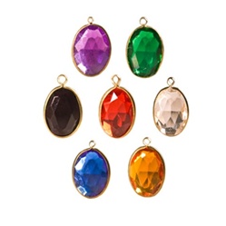Lucite Channel Heart,  Asst. Colors