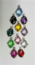Lucite Channel Heart,  Asst. Colors