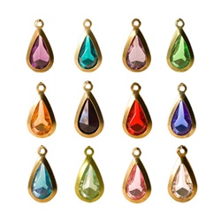 Lucite Channel Heart,  Asst. Colors