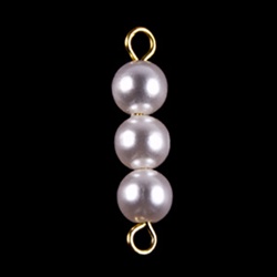 Triple Pearl Eye Pin