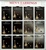 Carded Pierced Earring (Easel Back) Display - 12 sets - Skull and Crossbones