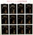 Carded Pierced Earring (Easel Back) Display - 12 sets - Ankh and Peace Sign