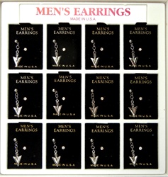 Carded Pierced Earring (Easel Back) Display - 12 sets - Arrowhead