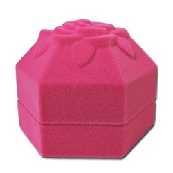 Ring,Earring, pendant Box -Octogan Rose-