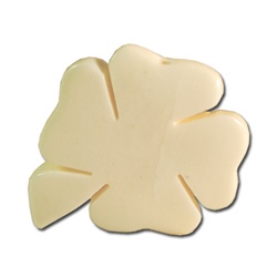 Genuine Bone 4 Leaf Clover Charm