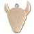 Genuine Bone Ox Head Charm