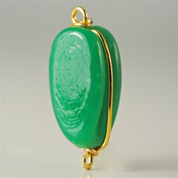 Wire Wrapped Glass Bead