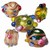Glass Wedding Cake Beads