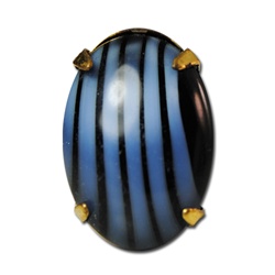 Wholesale Vintage Striped Glass Stone
