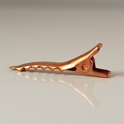 Alligator Hair Clip, Copper Coated Hair Clip