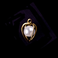 Single Pearl Eye Pin drop pearl