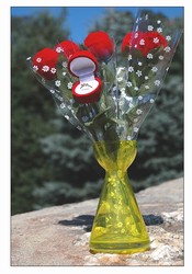Ring / Earring Box - Long Stem Rose