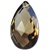 Genuine Genuine Topaz Pendant  Dazzling faceted smoky quartz topaz pendant, 28x17mm.