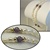 Wholesale Genuine Biwa Bracelet Beautiful 2 strand bracelet with pearls and 4mm Amethyst beads.8".