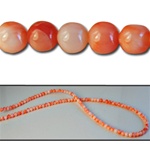 Wholesale Coral Beads Genuine coral beads, 2mm-3.5mm, sold by the strand, (120 beads per strand).