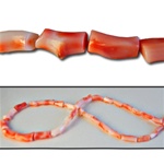 Wholesale Coral Beads Genuine branch coral beads, 8mm-12mm, sold by the strand, (44 beads per strand).