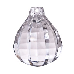 Lucite Crystal Pendant Drop 35X26, Pendant/Earring