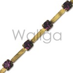 Siam and Aurum Rhinestone Chain