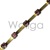 Siam and Aurum Rhinestone Chain