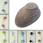 Wholesale Multi Color Assorted Earring & Necklace Sets Charming beaded necklace 18" with matching earrings. In eight exciting colors. (1 dozen minimum)