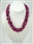 Chico's Stone and Metal Fashion Necklace, 36" with extender, Dark Aqua/GunMetal