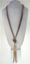 Snake Tassel Gold Necklace
