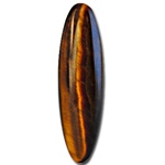 Wholesale Oval Semi Precious Stone Cabochon - 24x7mm, available in Tiger Eye only.