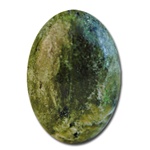 Wholesale Oval Semi Precious Stone Cabochon - 40x30mm, available in Jade only.