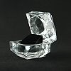Lucite Pendant / Earring Box with a red insert