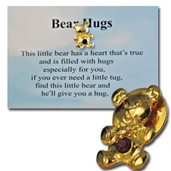 Wholesale Bear Hugs Pin & poem