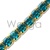 Rhinestone Chain Blue Zircon