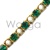 Rhinestone Chain Emerald Pearl