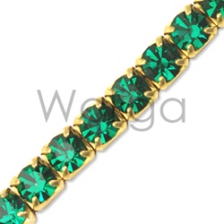 Rhinestone Chain Emerald