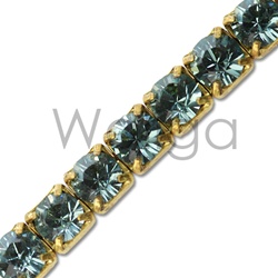Rhinestone Chain Indian Sapphire