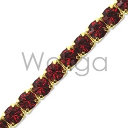 Rhinestone Chain Ruby