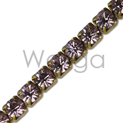 Rhinestone Chain Light Amethyst