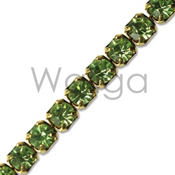 Rhinestone Chain Peridot