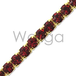 Rhinestone Chain Ruby