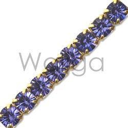 Rhinestone Chain Tanzanite