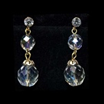 Bohemian  Glass  Crystal Dangle Earrings